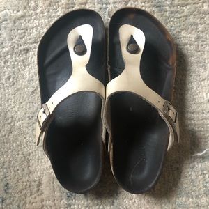White Pearl Birkenstocks